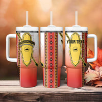 Personalised Bukidnon Philippines Tumbler With Handle The Food Basket of Region X LT14 - Polynesian Pride