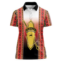 Personalised Bukidnon Philippines Women Polo Shirt The Food Basket of Region X LT14 Female Red - Polynesian Pride