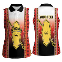 Personalised Bukidnon Philippines Women Sleeveless Polo Shirt The Food Basket of Region X LT14 - Polynesian Pride