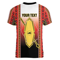 Personalised Bukidnon Philippines Women V-Neck T-Shirt The Food Basket of Region X LT14 - Polynesian Pride
