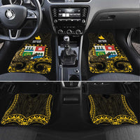 Agusan del Sur Philippines Car Mats Habagatang Agusan Lolong LT14 Set 4pcs Black - Polynesian Pride