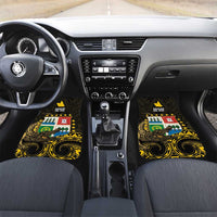 Agusan del Sur Philippines Car Mats Habagatang Agusan Lolong LT14 Set 2pcs - Front Black - Polynesian Pride