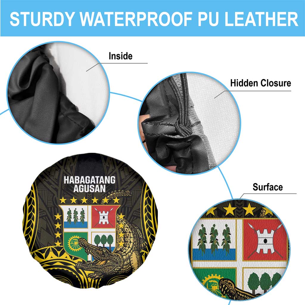 Agusan del Sur Philippines Spare Tire Cover Habagatang Agusan Lolong LT14 - Polynesian Pride