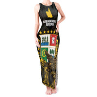 Agusan del Sur Philippines Tank Maxi Dress Habagatang Agusan Lolong LT14 Women Black - Polynesian Pride