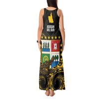 Agusan del Sur Philippines Tank Maxi Dress Habagatang Agusan Lolong LT14 - Polynesian Pride