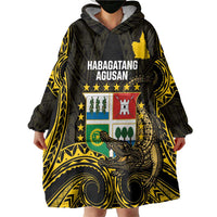 Agusan del Sur Philippines Wearable Blanket Hoodie Habagatang Agusan Lolong LT14 - Polynesian Pride
