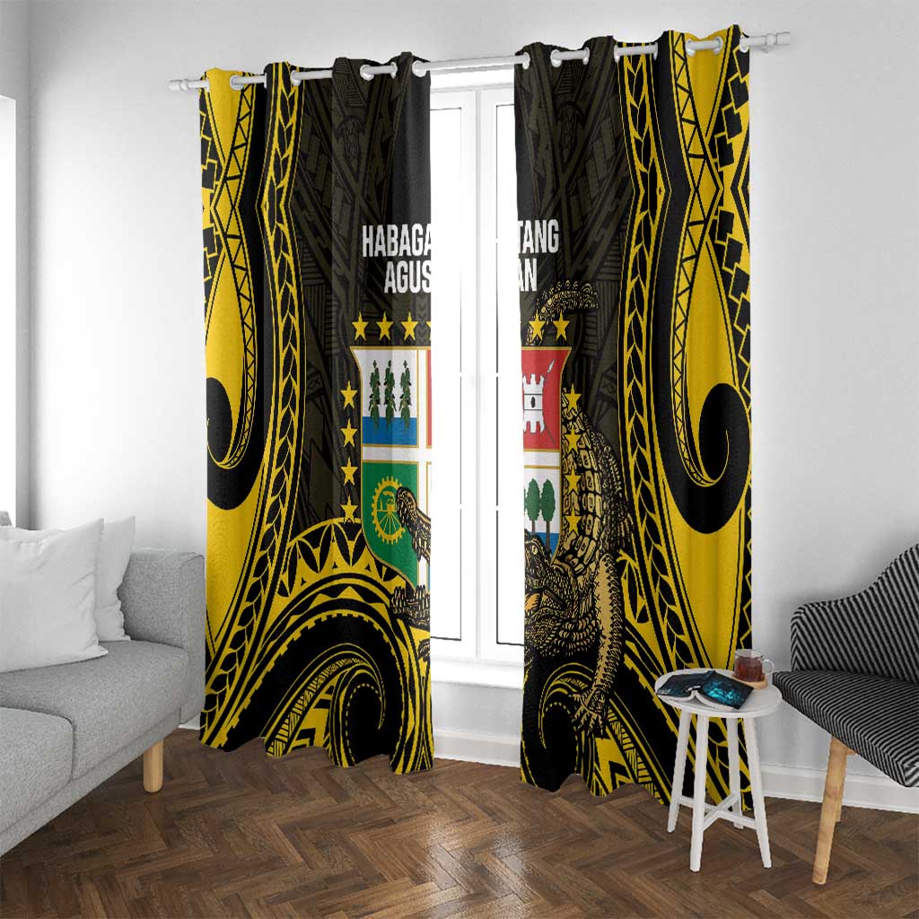 Agusan del Sur Philippines Window Curtain Habagatang Agusan Lolong