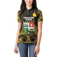 Agusan del Sur Philippines Women Polo Shirt Habagatang Agusan Lolong LT14 - Polynesian Pride