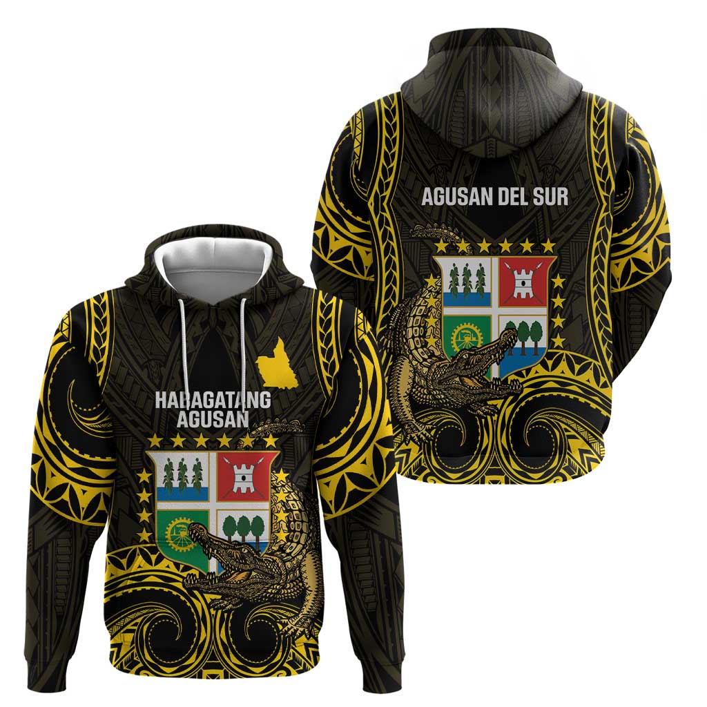 Agusan del Sur Philippines Zip Hoodie Habagatang Agusan Lolong