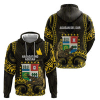 Agusan del Sur Philippines Zip Hoodie Habagatang Agusan Lolong