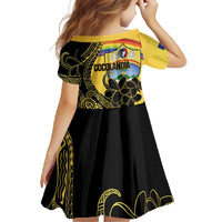 Quezon Province Family Matching Long Sleeve Bodycon Dress and Hawaiian Shirt Cocolandia Philippines Turtle LT14 - Polynesian Pride