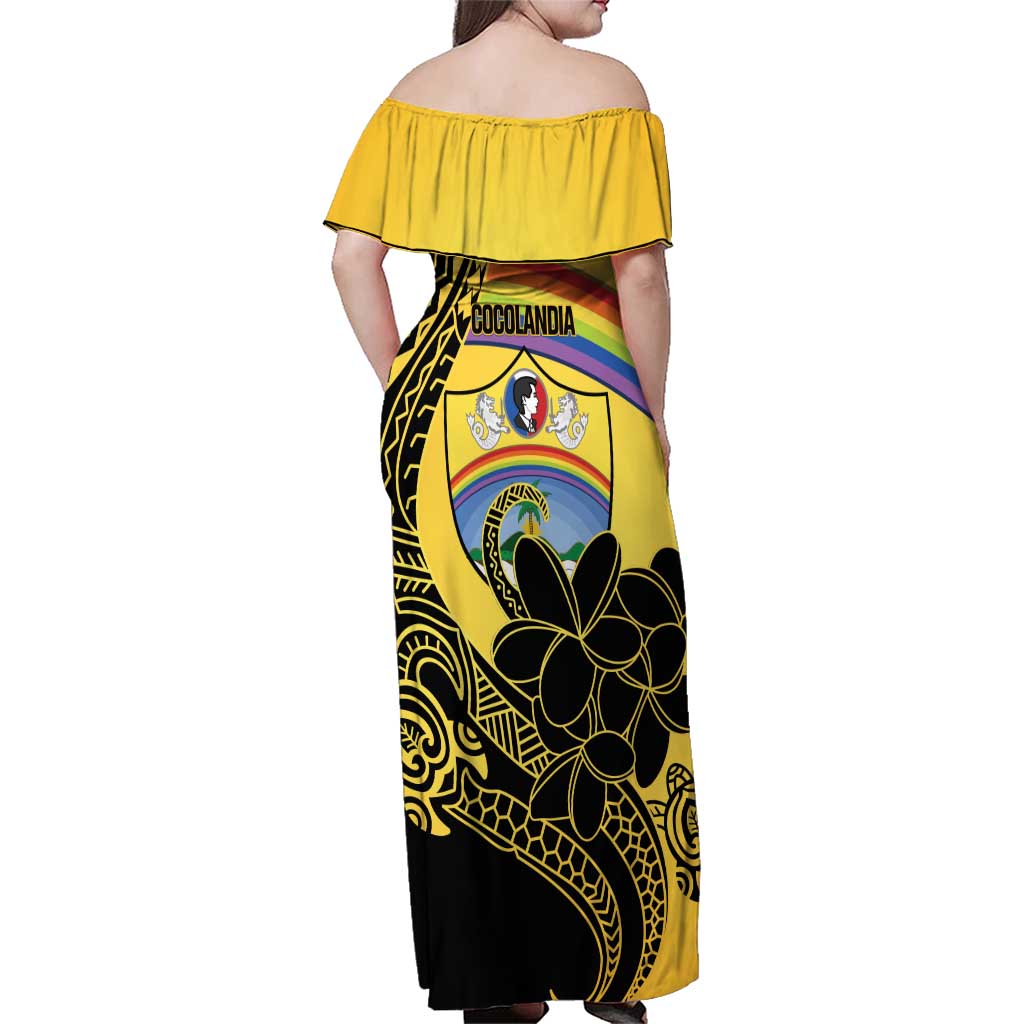 Quezon Province Family Matching Off Shoulder Maxi Dress and Hawaiian Shirt Cocolandia Philippines Turtle LT14 - Polynesian Pride
