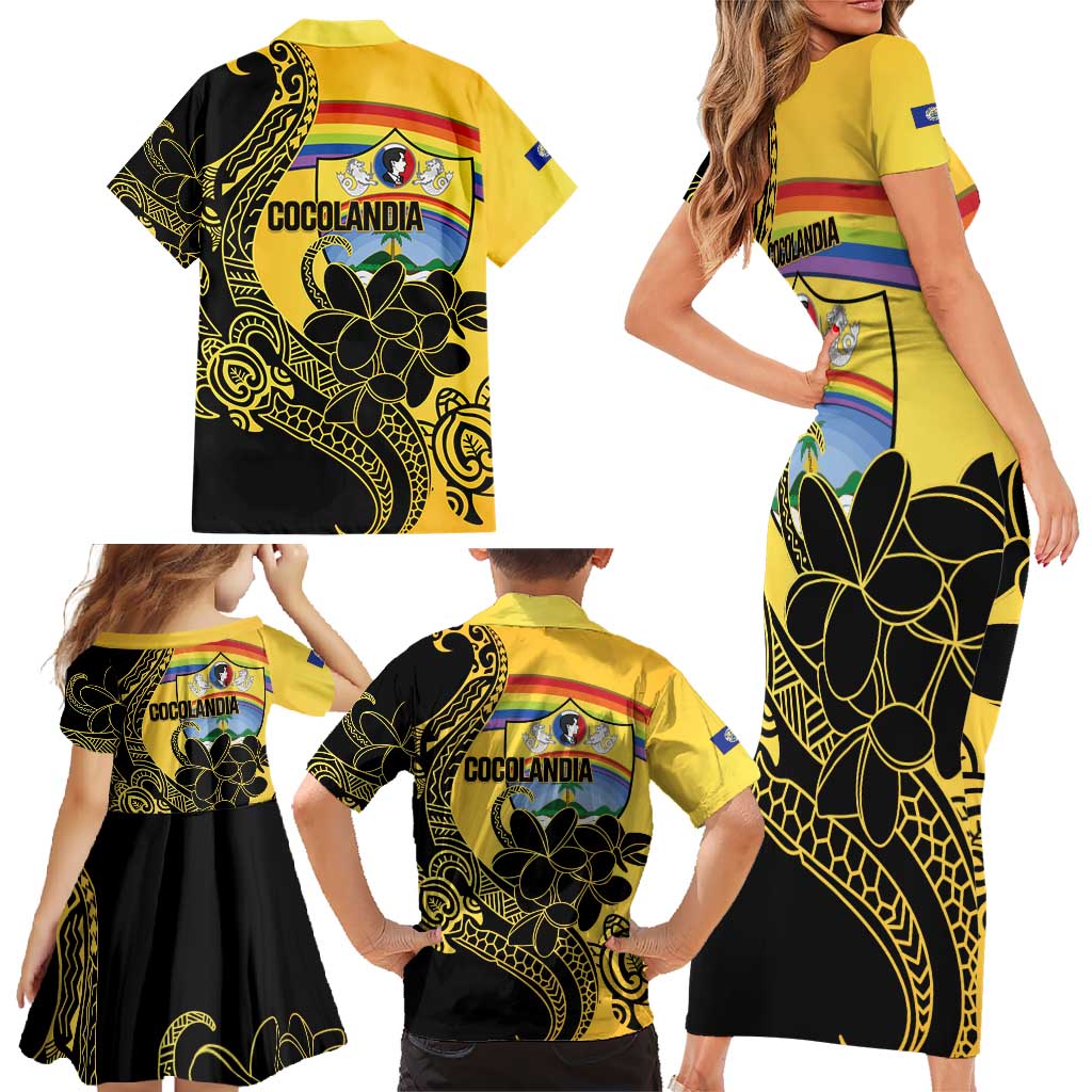 Quezon Province Family Matching Short Sleeve Bodycon Dress and Hawaiian Shirt Cocolandia Philippines Turtle LT14 - Polynesian Pride