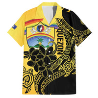 Quezon Province Family Matching Short Sleeve Bodycon Dress and Hawaiian Shirt Cocolandia Philippines Turtle LT14 Dad's Shirt - Short Sleeve Gold - Polynesian Pride