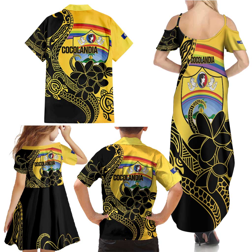 Quezon Province Family Matching Summer Maxi Dress and Hawaiian Shirt Cocolandia Philippines Turtle LT14 - Polynesian Pride
