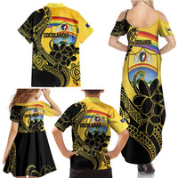 Quezon Province Family Matching Summer Maxi Dress and Hawaiian Shirt Cocolandia Philippines Turtle LT14 - Polynesian Pride