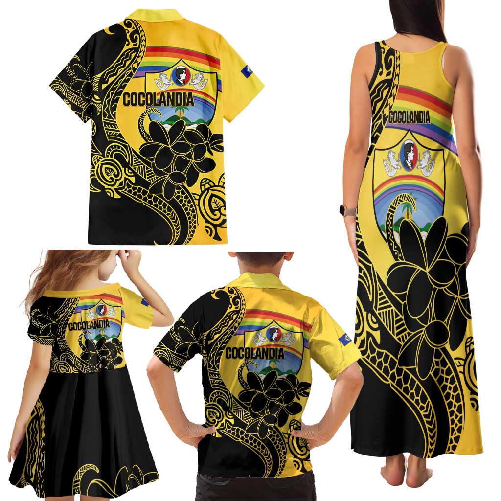 Quezon Province Family Matching Tank Maxi Dress and Hawaiian Shirt Cocolandia Philippines Turtle LT14 - Polynesian Pride