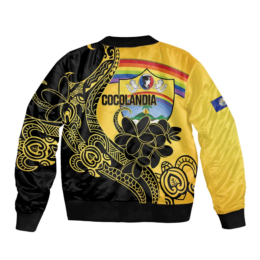Quezon Province Sleeve Zip Bomber Jacket Cocolandia Philippines Turtle
