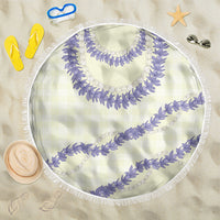 Hawaii Honohono Palaka Motifs Beach Blanket Hawaiian Orchid Lei