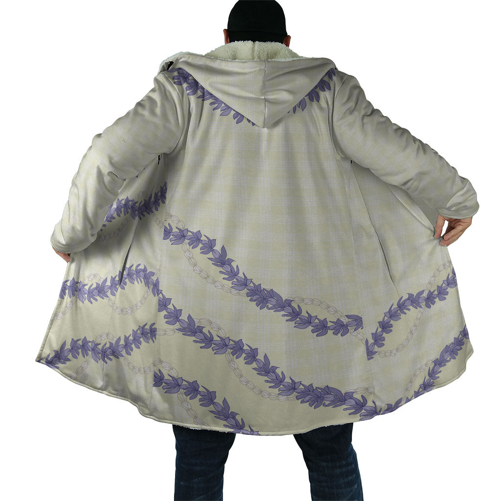 Hawaii Honohono Palaka Motifs Cloak Hawaiian Orchid Lei