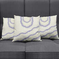 Hawaii Honohono Palaka Motifs Pillow Cover Hawaiian Orchid Lei