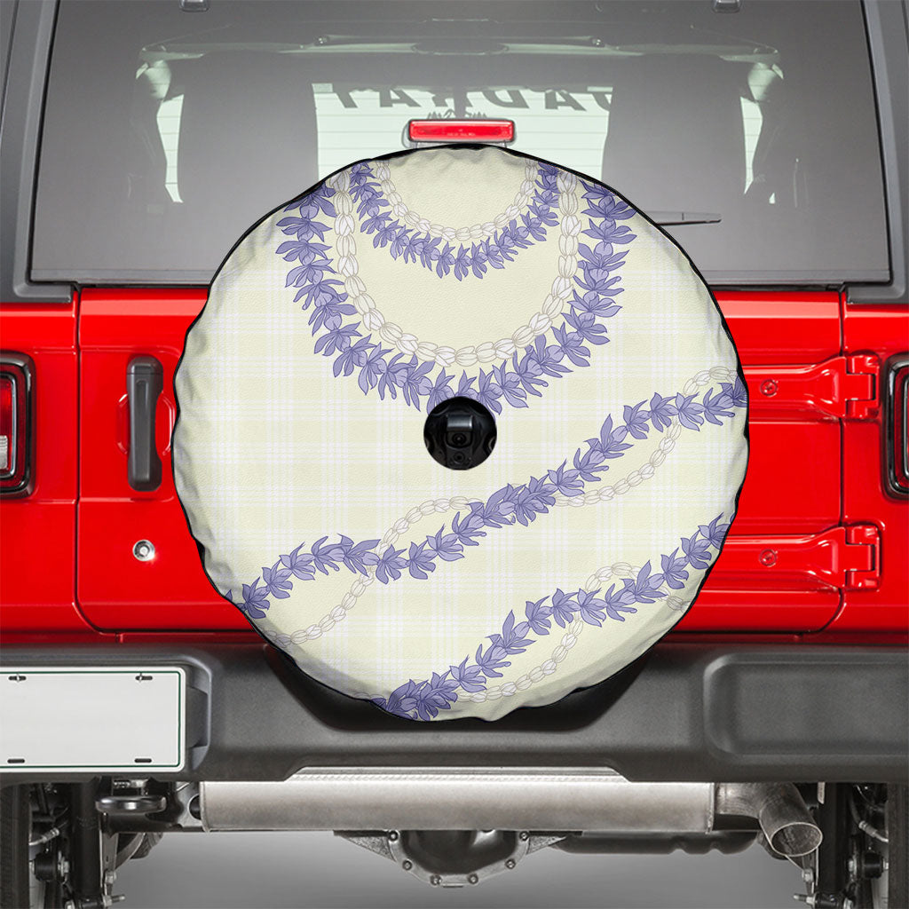 Hawaii Honohono Palaka Motifs Spare Tire Cover Hawaiian Orchid Lei LT14 - Polynesian Pride