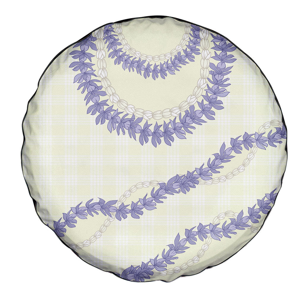 Hawaii Honohono Palaka Motifs Spare Tire Cover Hawaiian Orchid Lei LT14 - Polynesian Pride