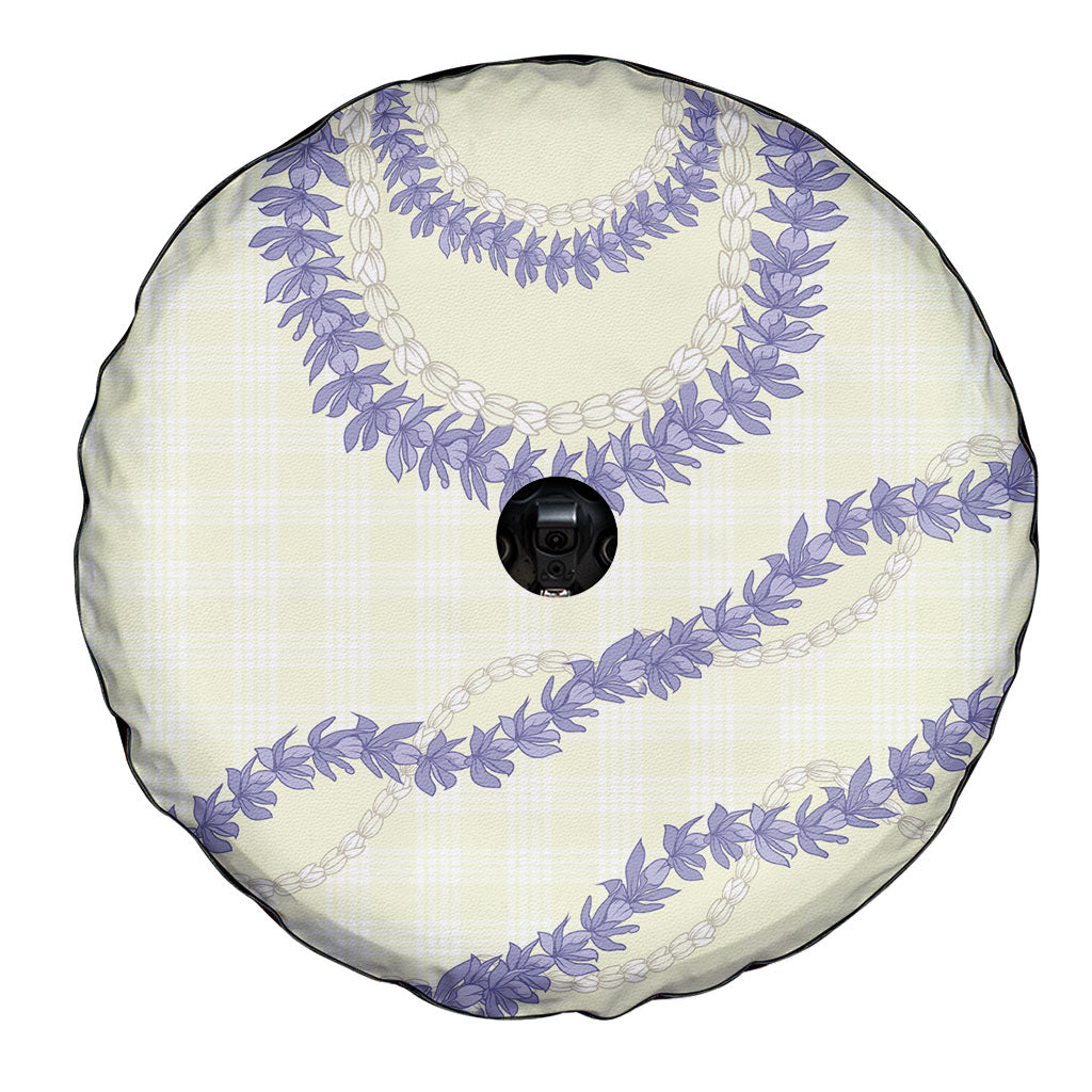 Hawaii Honohono Palaka Motifs Spare Tire Cover Hawaiian Orchid Lei LT14 - Polynesian Pride