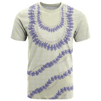 Hawaii Honohono Palaka Motifs T Shirt Hawaiian Orchid Lei