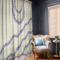 Hawaii Honohono Palaka Motifs Window Curtain Hawaiian Orchid Lei LT14 - Polynesian Pride