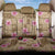 Beige Hawaii Hibiscus With Tropical Flowers Motifs Back Car Seat Cover - Polynesian Pride