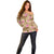 Beige Hawaii Hibiscus With Tropical Flowers Motifs Off Shoulder Sweater - Polynesian Pride