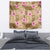 Beige Hawaii Hibiscus With Tropical Flowers Motifs Tapestry - Polynesian Pride