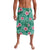 Cyan Hawaii Hibiscus With Tropical Flowers Motifs Lavalava - Polynesian Pride