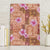 Orange Hawaii Hibiscus With Tropical Flowers Motifs Canvas Wall Art - Polynesian Pride
