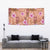 Orange Hawaii Hibiscus With Tropical Flowers Motifs Tapestry - Polynesian Pride