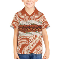 Aloha Hawaii Mikioi Lei Hawaiian Shirt Beige Tropical Flower Pattern LT14 - Polynesian Pride