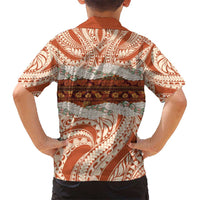 Aloha Hawaii Mikioi Lei Hawaiian Shirt Beige Tropical Flower Pattern LT14 - Polynesian Pride