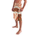 Aloha Hawaii Mikioi Lei Lavalava Beige Tropical Flower Pattern - Polynesian Pride