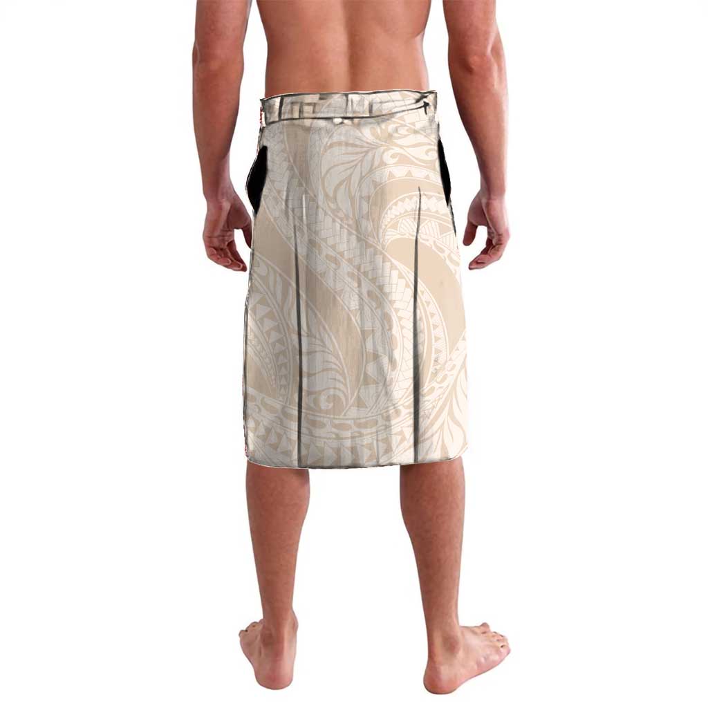 Aloha Hawaii Mikioi Lei Lavalava Cattail Red Tropical Flower Pattern - Polynesian Pride