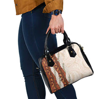 Aloha Hawaii Mikioi Lei Shoulder Handbag Cattail Red Tropical Flower Pattern LT14 - Polynesian Pride
