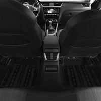 Mabuhay Philippines Festival Car Mats Filipino Map Sampaguita Igorot Pattern LT14 Set 2pcs - Back Black - Polynesian Pride