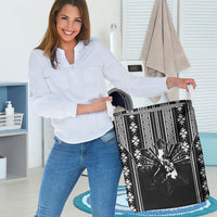 Mabuhay Philippines Festival Laundry Basket Filipino Map Black White Igorot Pattern LT14 - Polynesian Pride