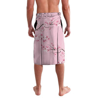 Koi Fish Sakura Japan Lavalava Eternal Flow Cherry Blossom Seigaiha Pattern