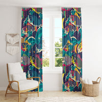 Japan Koinobori Window Curtain Japanese Koi Flag Waves Pattern