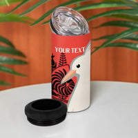 Custom Nouvelle-Caledonie Football 4 in 1 Can Cooler Tumbler Allez Les Cagous Simple Style LT14 - Polynesian Pride