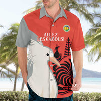 Custom Nouvelle-Caledonie Football Hawaiian Shirt Allez Les Cagous Simple Style LT14 - Polynesian Pride
