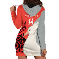 Custom Nouvelle-Caledonie Football Hoodie Dress Allez Les Cagous Simple Style LT14 - Polynesian Pride