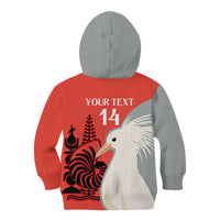Custom Nouvelle-Caledonie Football Kid Hoodie Allez Les Cagous Simple Style LT14 - Polynesian Pride