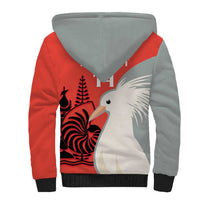 Custom Nouvelle-Caledonie Football Sherpa Hoodie Allez Les Cagous Simple Style LT14 - Polynesian Pride